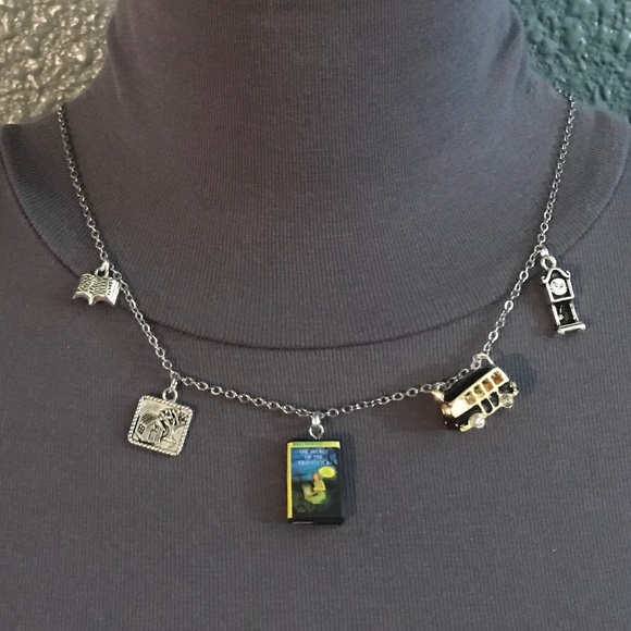 Nancy Drew Secret of the Old Clock by Carolyn Keene Handmade Literature Necklace - Picture 6 of 15